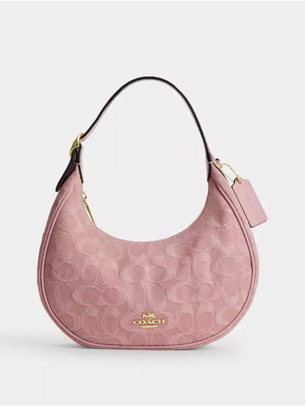 Coach Pink Denim Bag